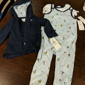 3 piece ralph lauren outfit NWT